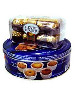 Ferrero Rochers with Danish Butter Cookies cho023