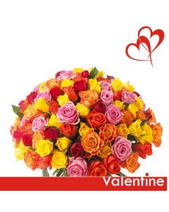 Valentine Mix Roses EXCLU01