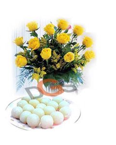 Roses With Rasgulla FWS15