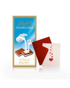 Lindt Milk with Greeting Card LINDT03