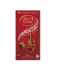 Lindt Lindor Irresistibly Smooth Milk Chocolate, 100g