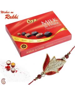Milk n Dark Chocolates with Rakhi