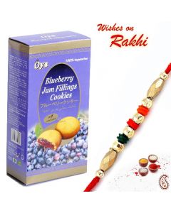 Blue Berry jam Cookies with Rakhi