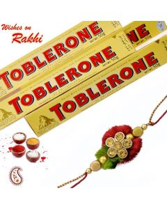 Toblerone and Rakhi Gift Hamper on Rakhi