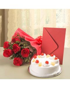 Roses N Cake Hamper for every occasion