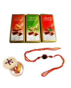 Lindt Chocolates with Rakhi